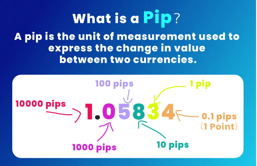 Infographic explaining pip value