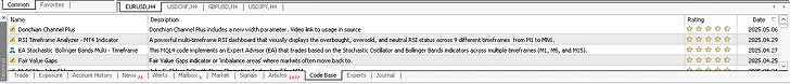 Spreadsheet showing data entries with columns for description, rating, and date, displaying database like information