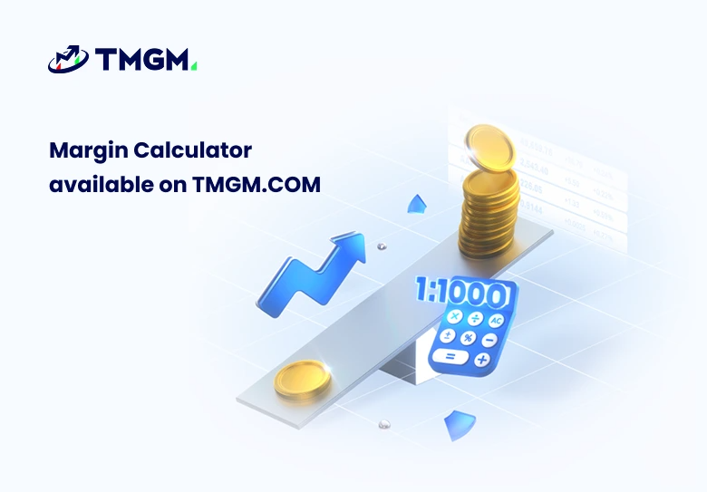 槓桿比例尺範例顯示 1:100 比例以解釋外匯保證金是什麼,並標示 TMGM 提供免費保證金計算機。